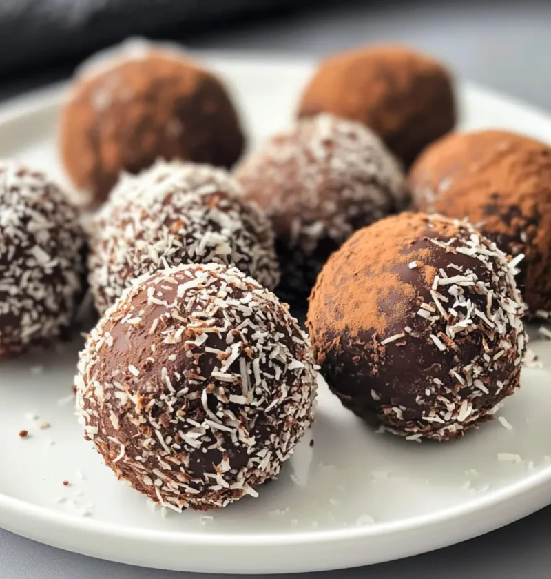 Schoko Pralinen für Weihnachten – Köstliche Low Carb Süßigkeit aus nur 4 Zutaten